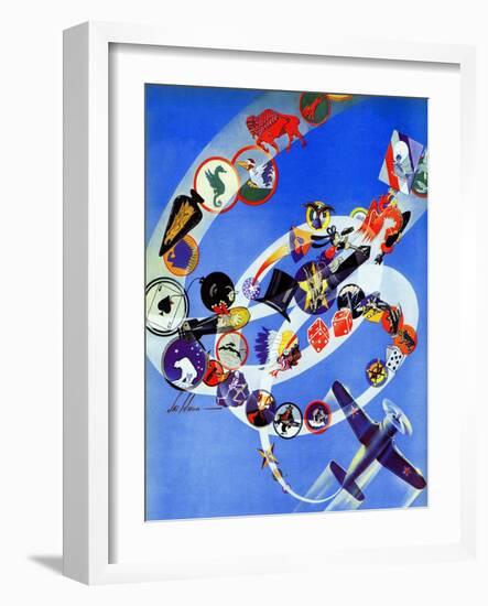 "Squadron Insignia," August 23, 1941-Ski Weld-Framed Giclee Print