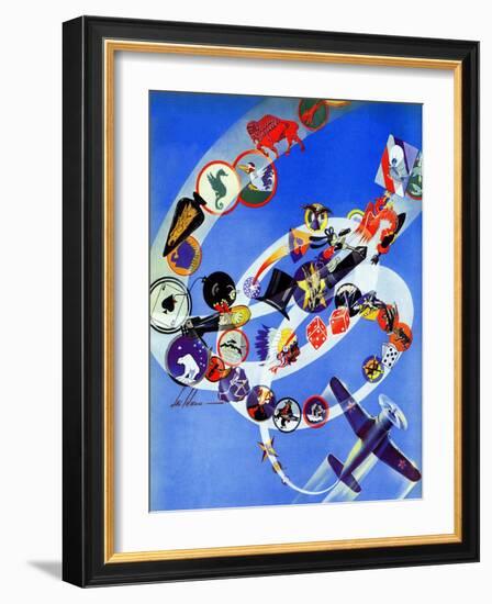 "Squadron Insignia," August 23, 1941-Ski Weld-Framed Giclee Print