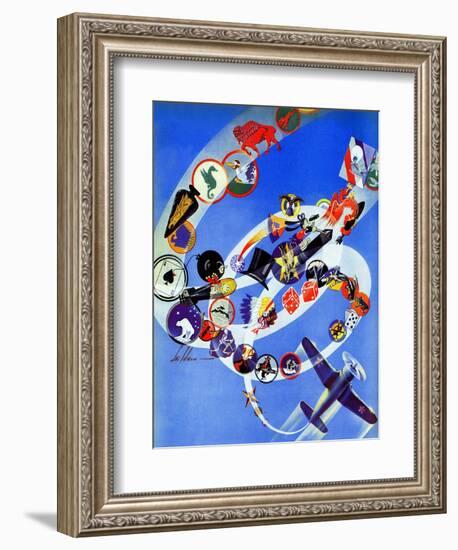 "Squadron Insignia," August 23, 1941-Ski Weld-Framed Giclee Print