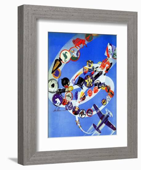 "Squadron Insignia," August 23, 1941-Ski Weld-Framed Giclee Print