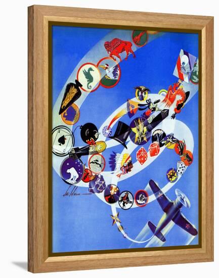 "Squadron Insignia," August 23, 1941-Ski Weld-Framed Premier Image Canvas