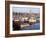 Squalicum Harbor with Mt. Baker, Bellingham, Washington-Jamie & Judy Wild-Framed Photographic Print