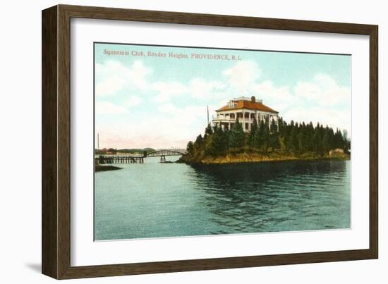 Squantum Club, Providence, Rhode Island-null-Framed Premium Giclee Print