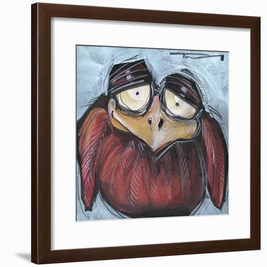 Square Bird 01a-Tim Nyberg-Framed Giclee Print