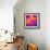 Square Composition With Geometric Shapes. Cover Background-nuraschka-Framed Art Print displayed on a wall
