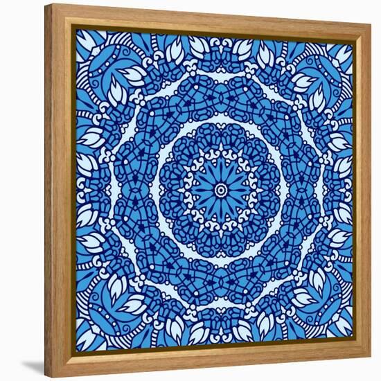 Square Decorative Design Element-epic44-Framed Stretched Canvas