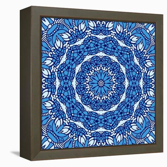 Square Decorative Design Element-epic44-Framed Stretched Canvas