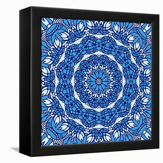 Square Decorative Design Element-epic44-Framed Stretched Canvas