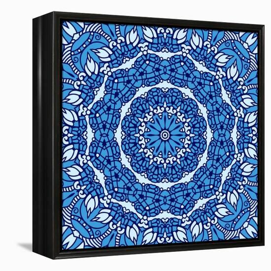 Square Decorative Design Element-epic44-Framed Stretched Canvas