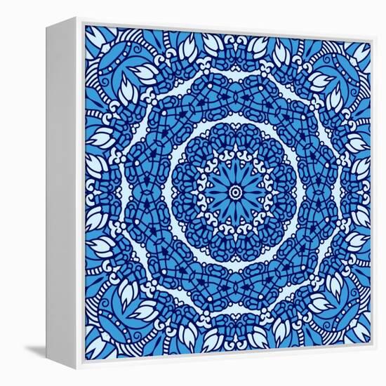 Square Decorative Design Element-epic44-Framed Stretched Canvas