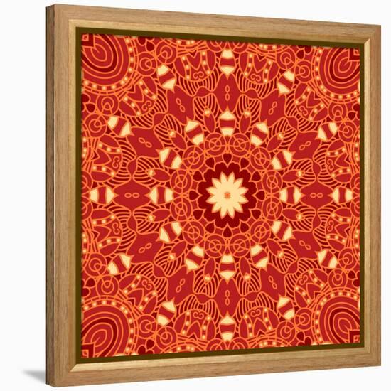 Square Decorative Design Element-epic44-Framed Stretched Canvas