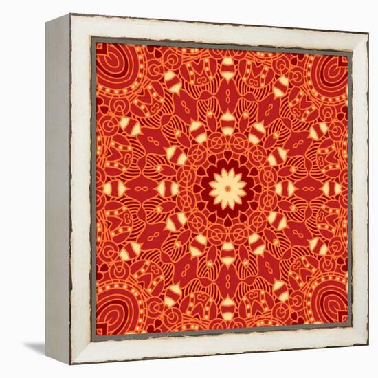 Square Decorative Design Element-epic44-Framed Stretched Canvas