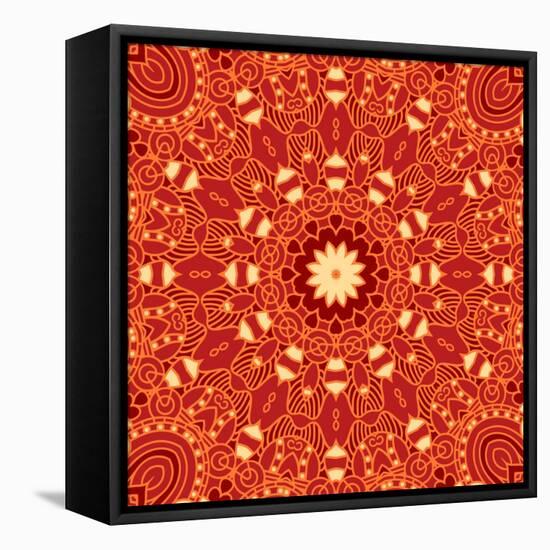 Square Decorative Design Element-epic44-Framed Stretched Canvas