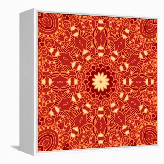 Square Decorative Design Element-epic44-Framed Stretched Canvas