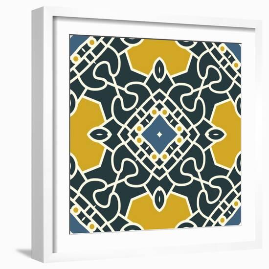 Square Decorative Design Element-epic44-Framed Art Print