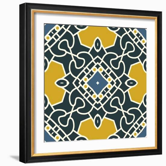 Square Decorative Design Element-epic44-Framed Art Print