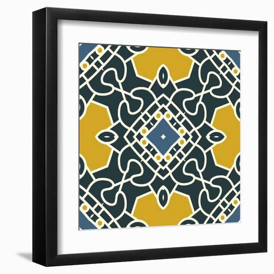 Square Decorative Design Element-epic44-Framed Art Print