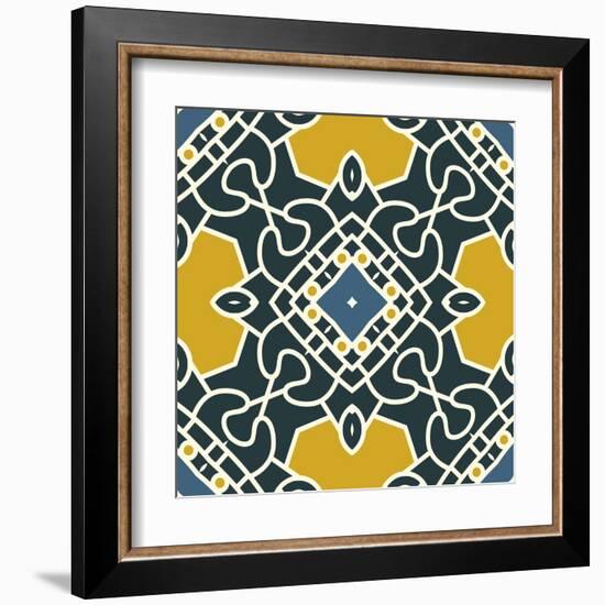 Square Decorative Design Element-epic44-Framed Art Print