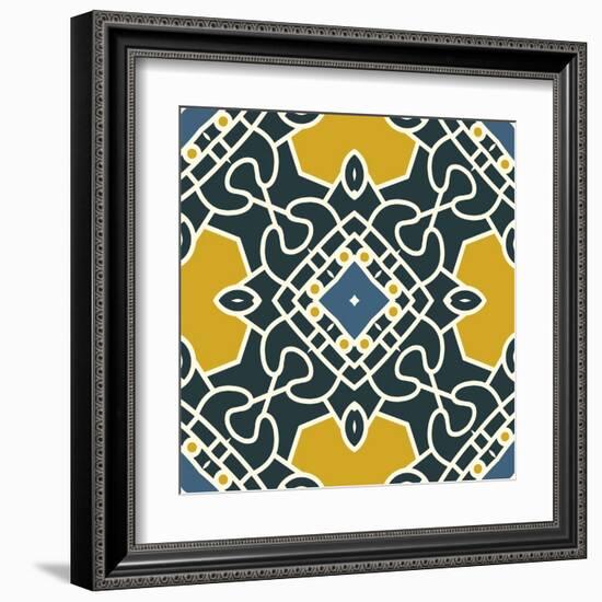 Square Decorative Design Element-epic44-Framed Art Print