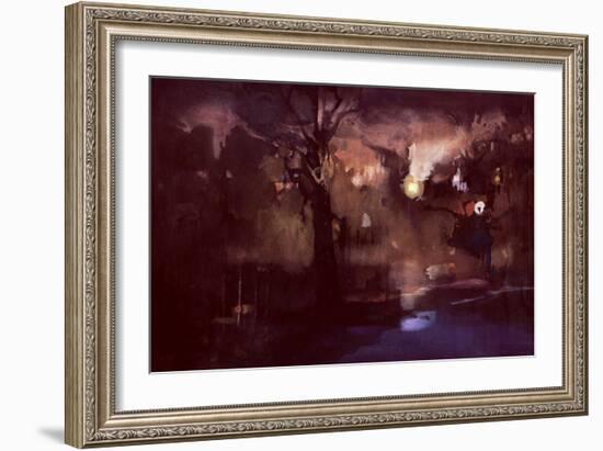 Square Denfert-Rochereau-Daniel Cacouault-Framed Giclee Print