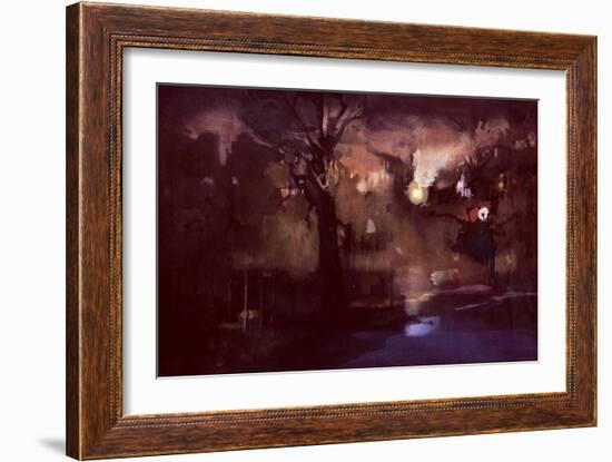 Square Denfert-Rochereau-Daniel Cacouault-Framed Giclee Print