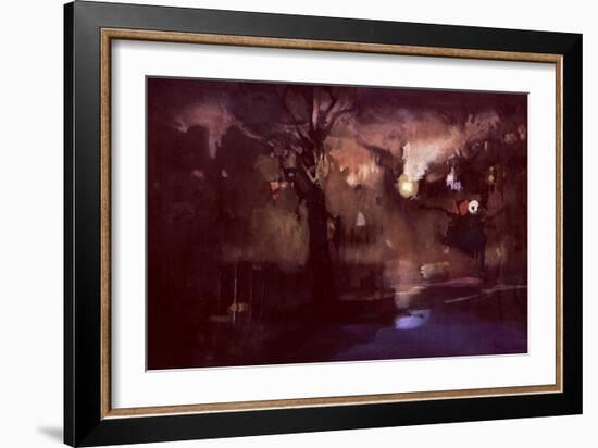 Square Denfert-Rochereau-Daniel Cacouault-Framed Giclee Print