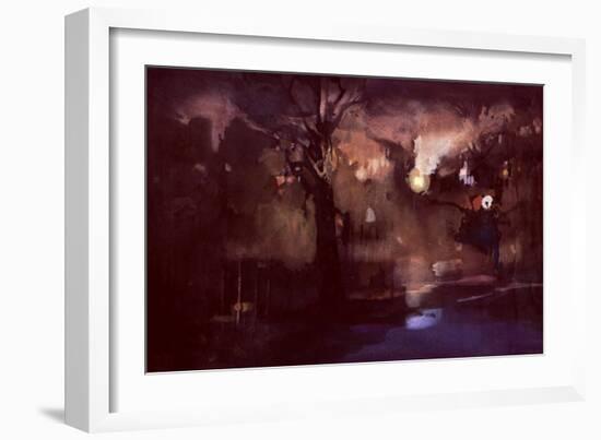 Square Denfert-Rochereau-Daniel Cacouault-Framed Giclee Print