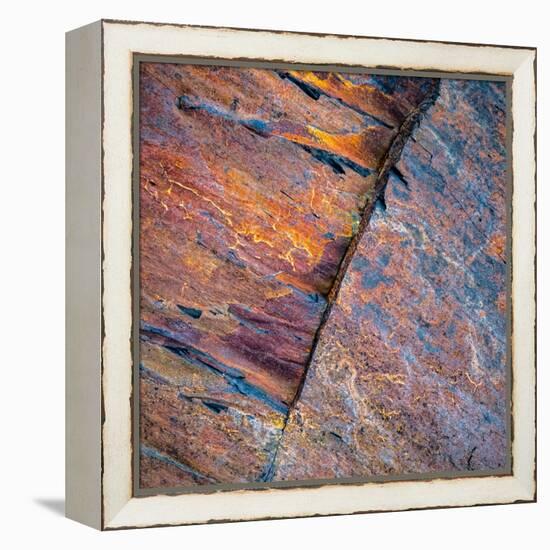 Square Etched In Stone-Doug Chinnery-Framed Stretched Canvas