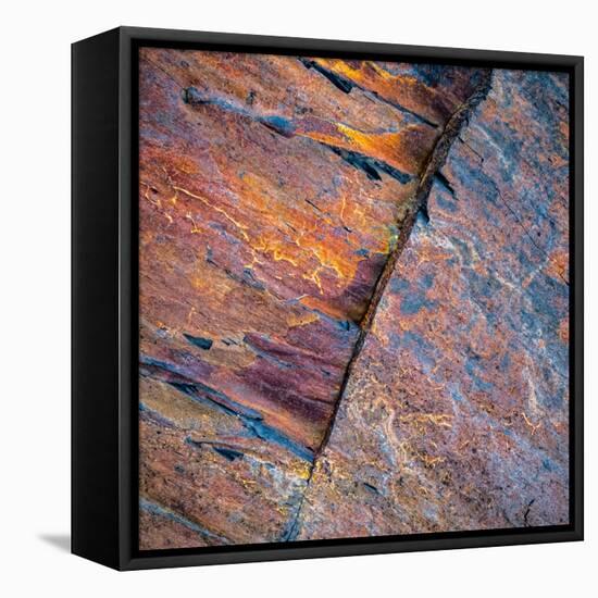 Square Etched In Stone-Doug Chinnery-Framed Stretched Canvas