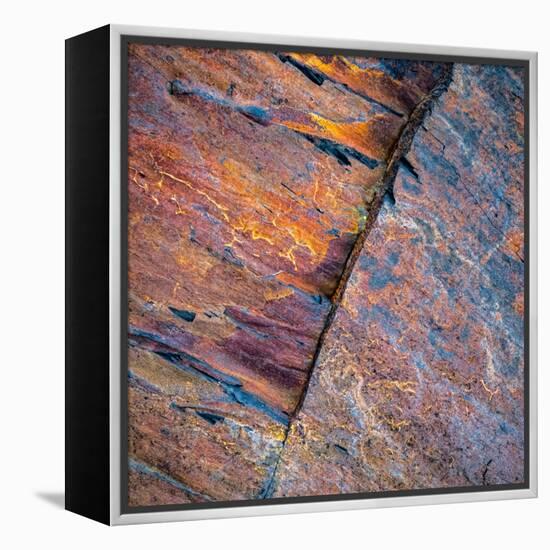 Square Etched In Stone-Doug Chinnery-Framed Stretched Canvas