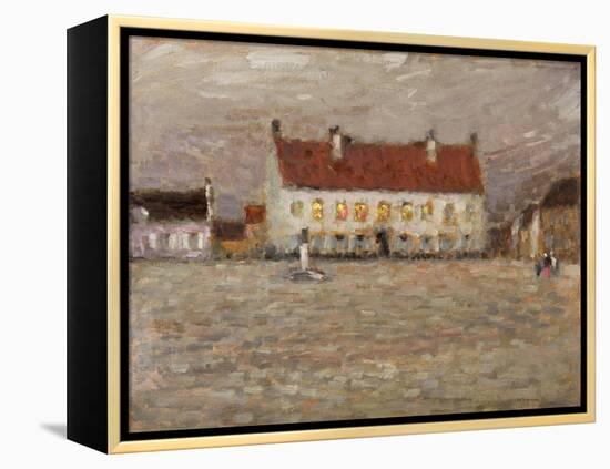 Square, Fort-Philippe, 1902 (Oil on Panel)-Henri Eugene Augustin Le Sidaner-Framed Premier Image Canvas