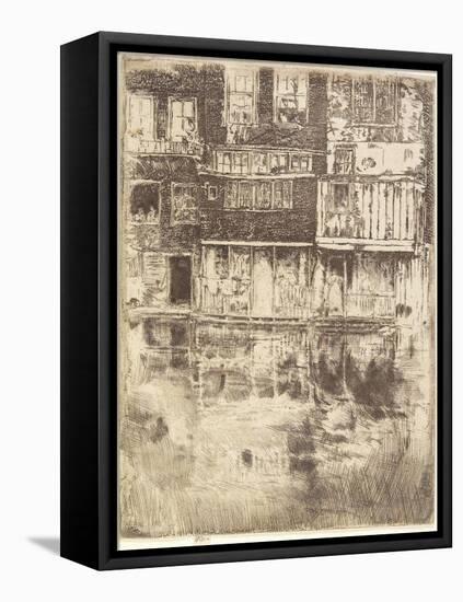 Square House, Amsterdam, 1889-James Abbott McNeill Whistler-Framed Premier Image Canvas