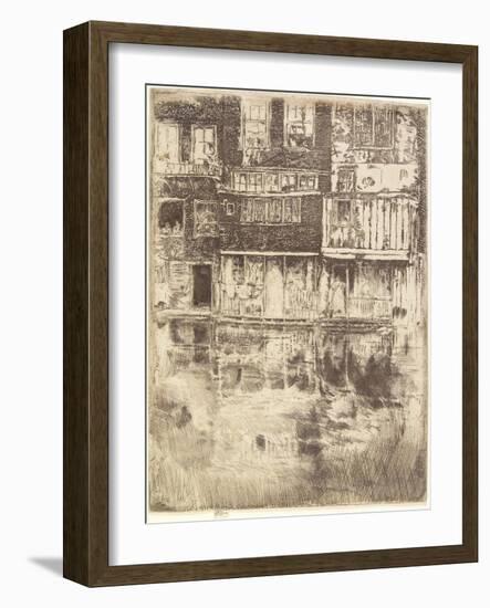 Square House, Amsterdam, 1889-James Abbott McNeill Whistler-Framed Giclee Print