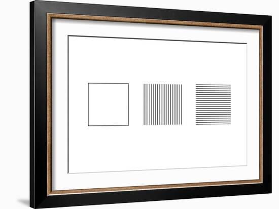 Square Illusion - Subdivision-Science Photo Library-Framed Photographic Print