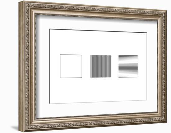 Square Illusion - Subdivision-Science Photo Library-Framed Photographic Print