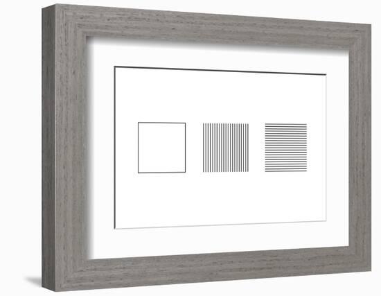 Square Illusion - Subdivision-Science Photo Library-Framed Photographic Print