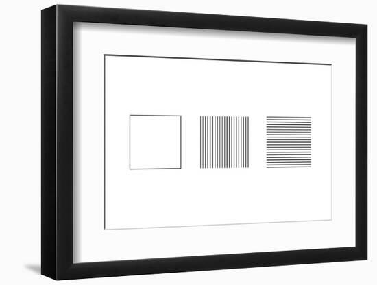 Square Illusion - Subdivision-Science Photo Library-Framed Photographic Print