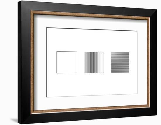 Square Illusion - Subdivision-Science Photo Library-Framed Photographic Print