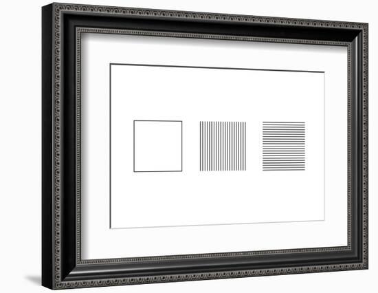 Square Illusion - Subdivision-Science Photo Library-Framed Photographic Print