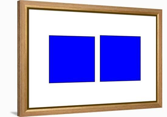 Square Illusion - Vertical Lines Appear Longer-Science Photo Library-Framed Premier Image Canvas