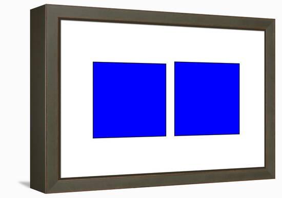 Square Illusion - Vertical Lines Appear Longer-Science Photo Library-Framed Premier Image Canvas