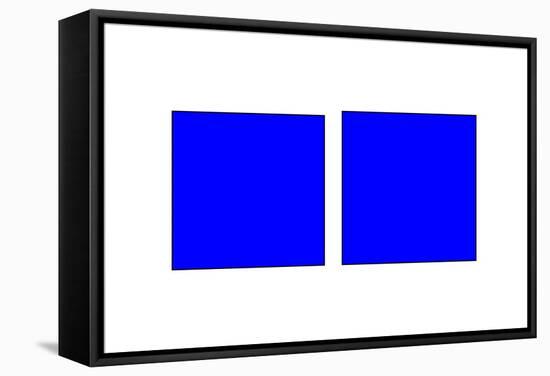 Square Illusion - Vertical Lines Appear Longer-Science Photo Library-Framed Premier Image Canvas