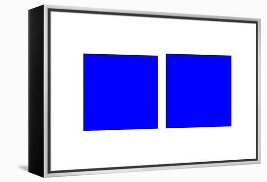 Square Illusion - Vertical Lines Appear Longer-Science Photo Library-Framed Premier Image Canvas