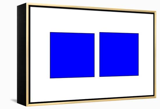 Square Illusion - Vertical Lines Appear Longer-Science Photo Library-Framed Premier Image Canvas