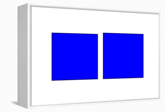 Square Illusion - Vertical Lines Appear Longer-Science Photo Library-Framed Premier Image Canvas