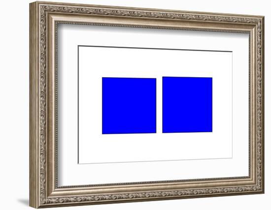 Square Illusion - Vertical Lines Appear Longer-Science Photo Library-Framed Photographic Print