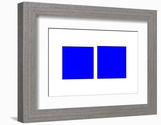 Square Illusion - Vertical Lines Appear Longer-Science Photo Library-Framed Photographic Print