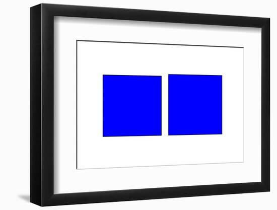 Square Illusion - Vertical Lines Appear Longer-Science Photo Library-Framed Photographic Print