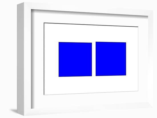 Square Illusion - Vertical Lines Appear Longer-Science Photo Library-Framed Photographic Print