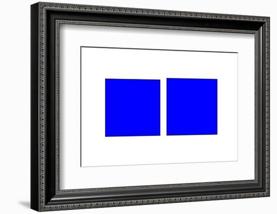 Square Illusion - Vertical Lines Appear Longer-Science Photo Library-Framed Photographic Print